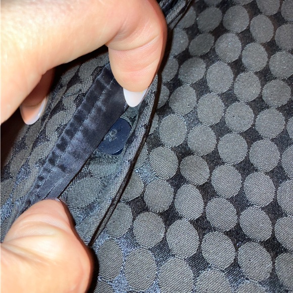 Polkadotted cropped sleeve blazer type jacket - Picture 7 of 8